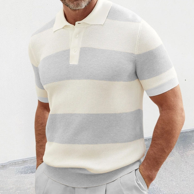 Men Summer Fashion Lapel Sweater