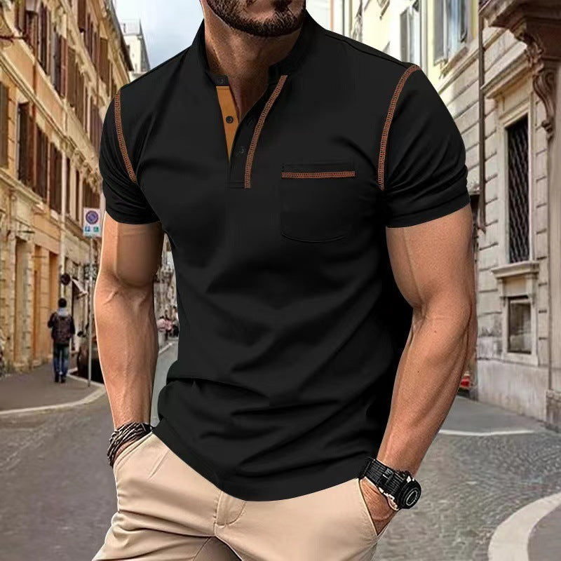 Short sleeved Polo Shirt Summer Casual Quick dry Tops