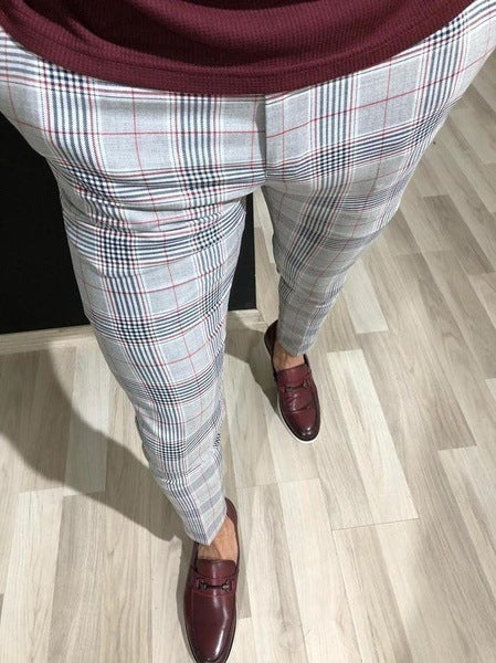 Large Size Business Casual Versatile Small Leg Trousers