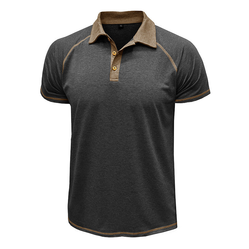Short Sleeved Lapel T shirt POLO Bottoming