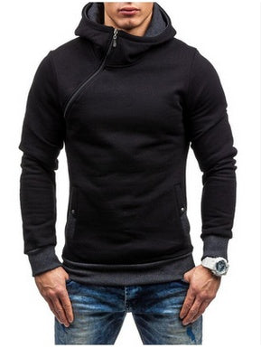 Brand Hoodie Oblique Zipper