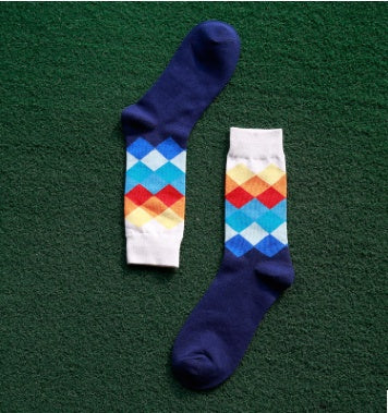 Colored diamond socks