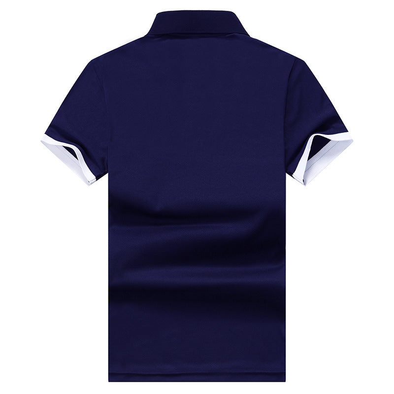 Men Casual Half Sleeved Lapel Polo Shirt