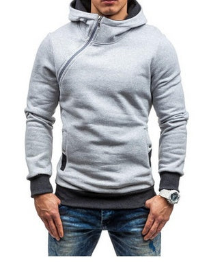 Brand Hoodie Oblique Zipper