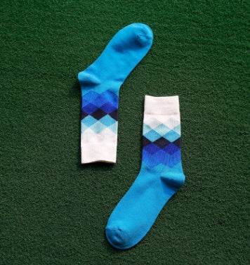 Colored diamond socks