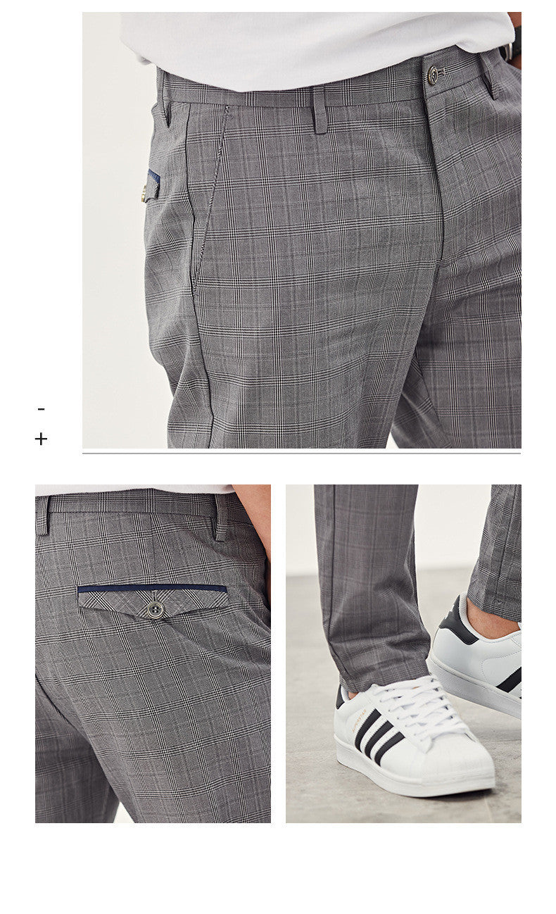 Men's Casual Business Cotton Trousers
