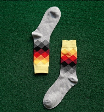 Colored diamond socks