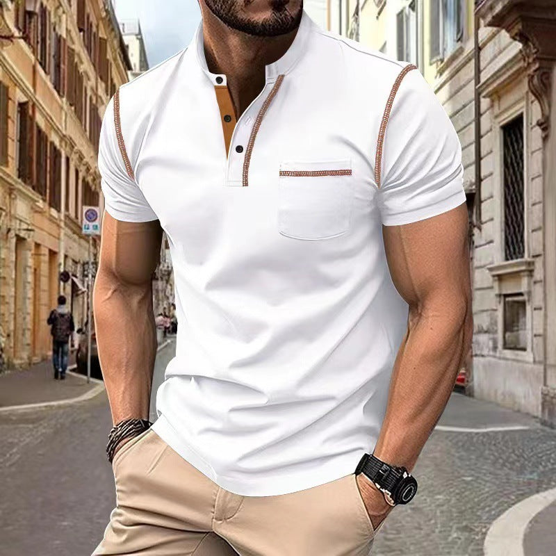 Short sleeved Polo Shirt Summer Casual Quick dry Tops