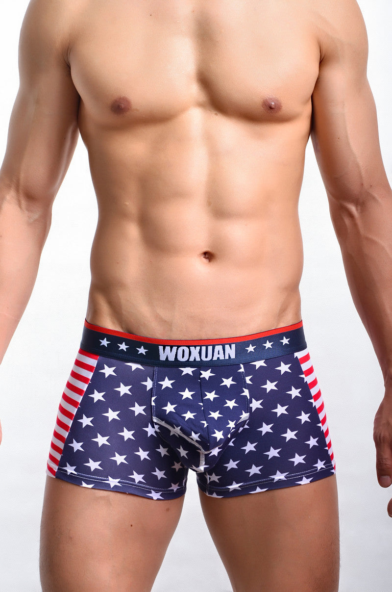 American Flag Printed Boxers