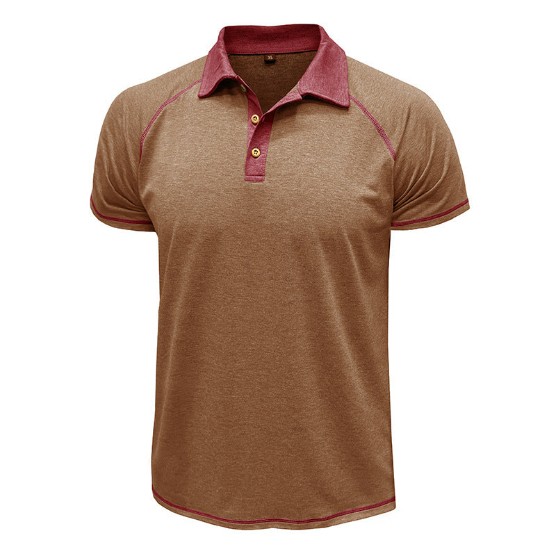 Short Sleeved Lapel T shirt POLO Bottoming