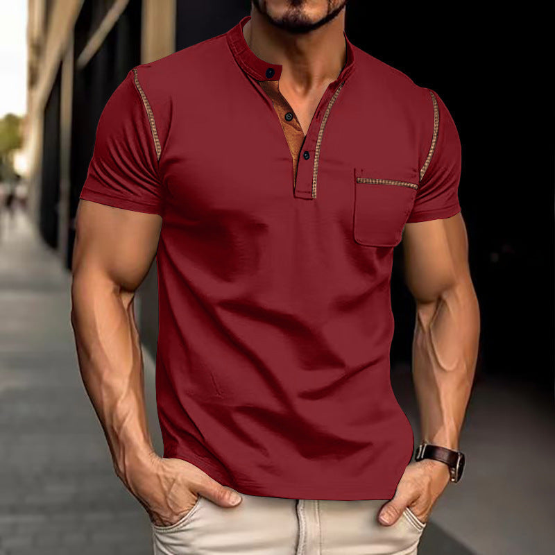 Short sleeved Polo Shirt Summer Casual Quick dry Tops
