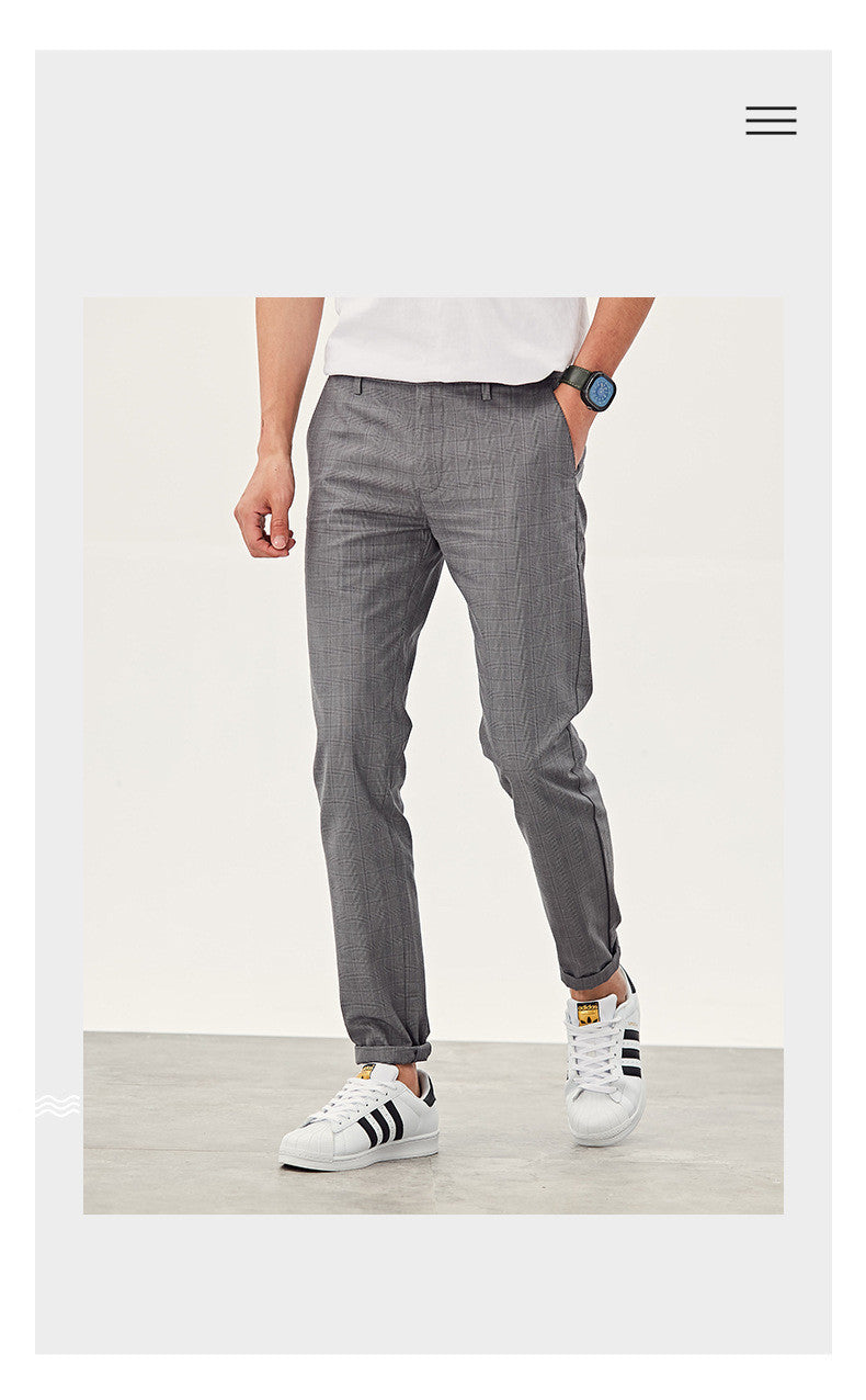 Men's Casual Business Cotton Trousers