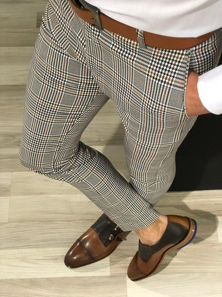 Large Size Business Casual Versatile Small Leg Trousers