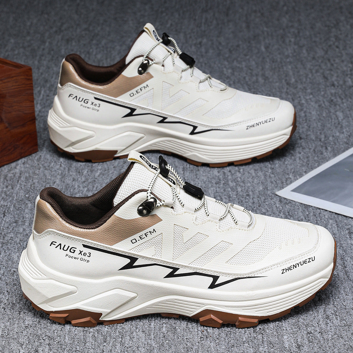 Men Color Block Outdoor Sneakers