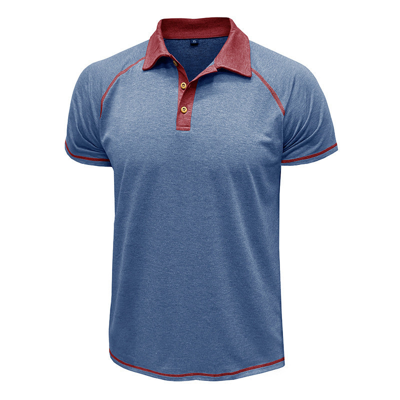 Short Sleeved Lapel T shirt POLO Bottoming
