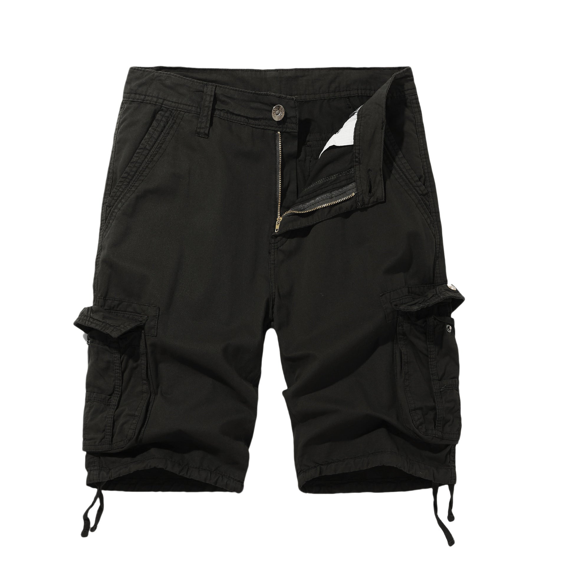 Spring Men's Cargo Shorts Multi-pocket Plus Size