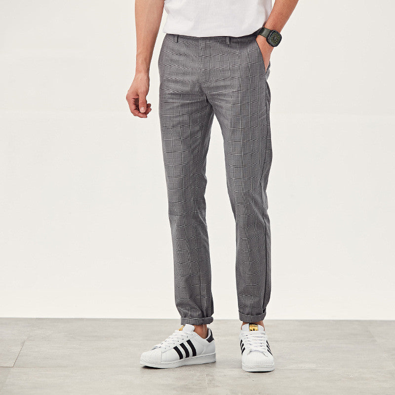 Men's Casual Business Cotton Trousers