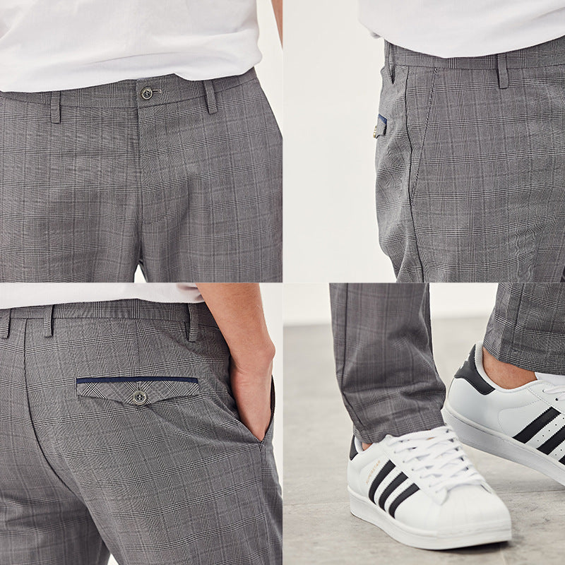 Men's Casual Business Cotton Trousers
