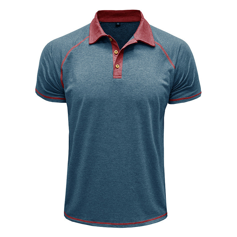 Short Sleeved Lapel T shirt POLO Bottoming