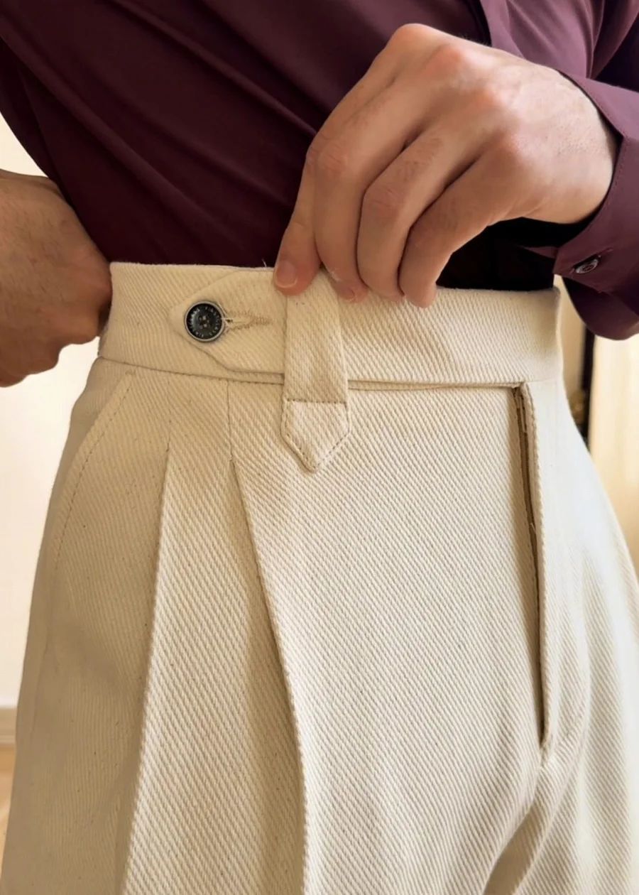High Waist Slim Fit Business Casual Trousers