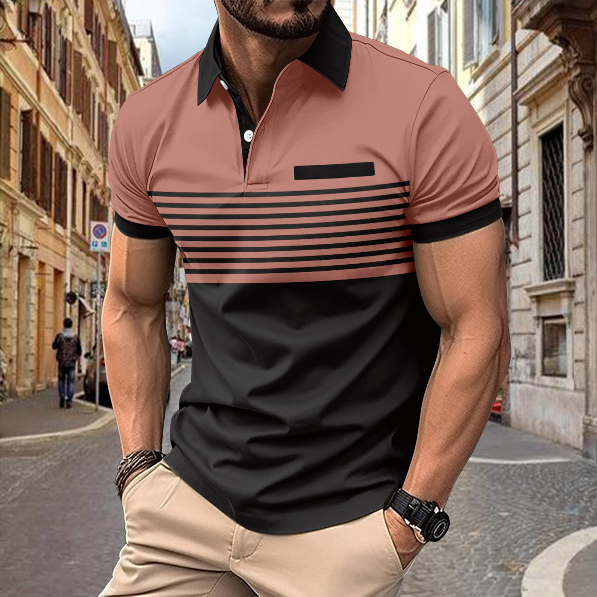 Casual Striped Shirt