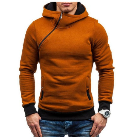 Brand Hoodie Oblique Zipper