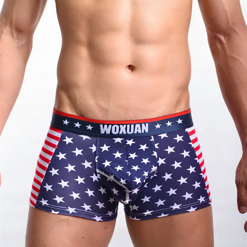American Flag Printed Boxers