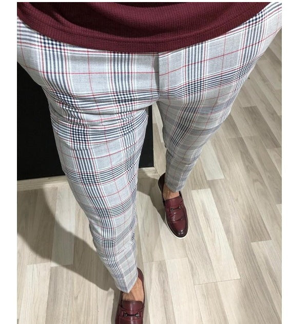 Large Size Business Casual Versatile Small Leg Trousers