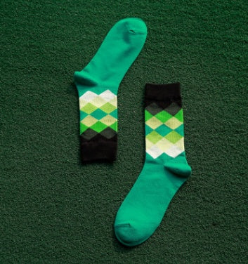 Colored diamond socks