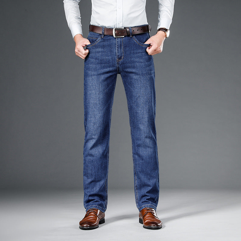 Straight Business Washed Jeans