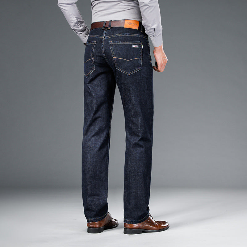 Straight Business Washed Jeans