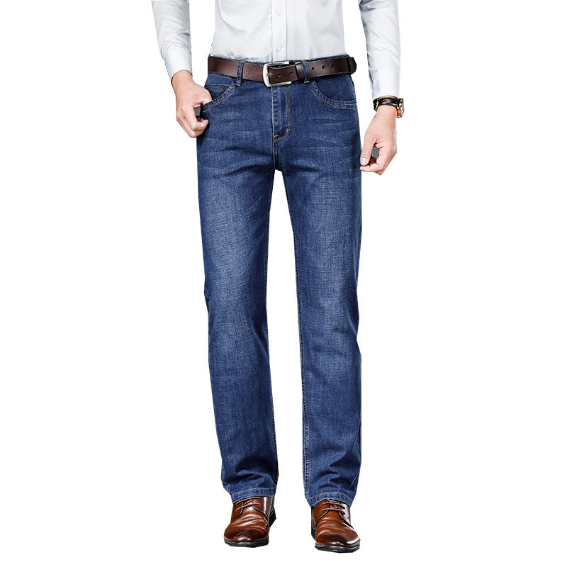 Straight Business Washed Jeans