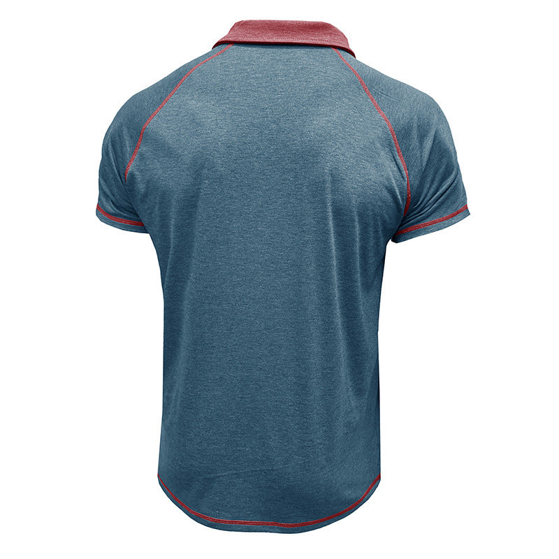 Short Sleeved Lapel T shirt POLO Bottoming