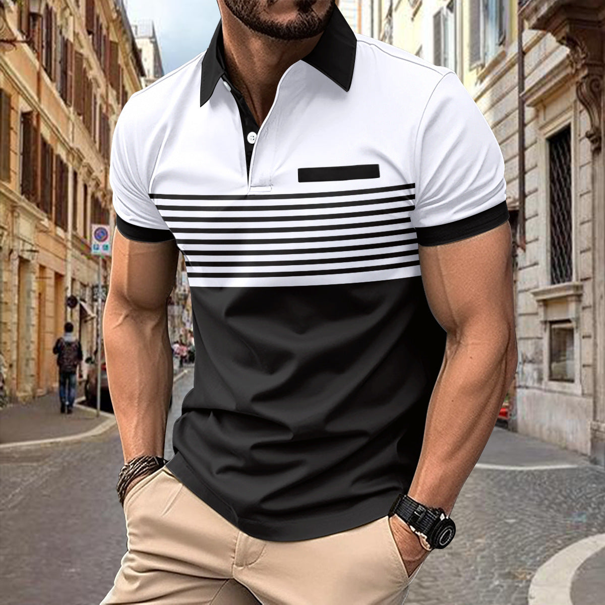 Casual Striped Shirt