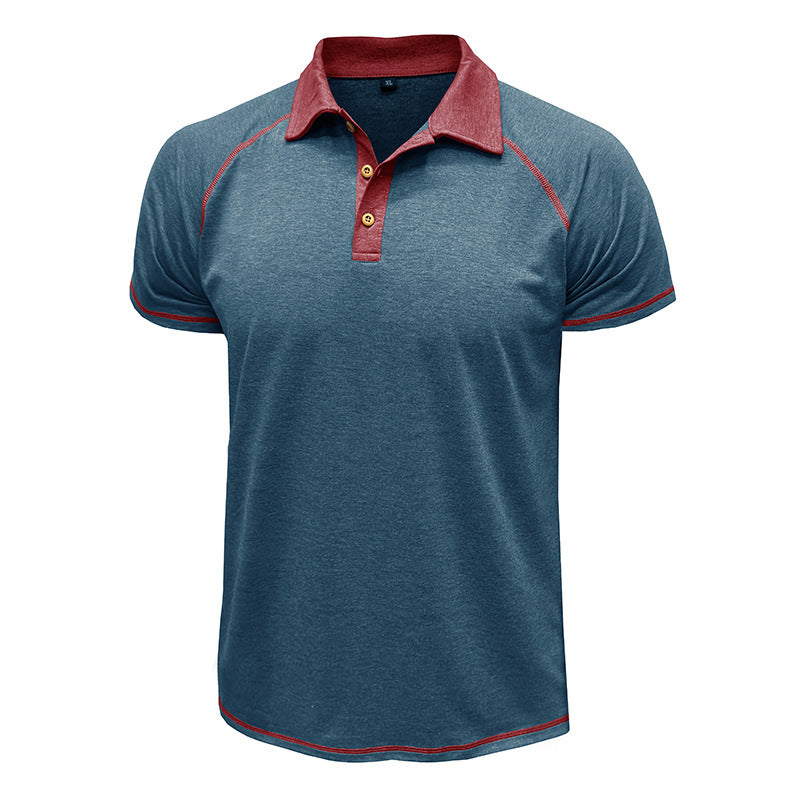 Short Sleeved Lapel T shirt POLO Bottoming