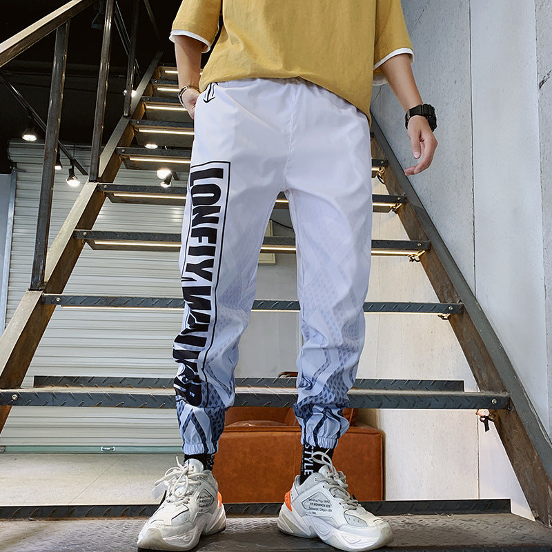 Trendy Gradient Color Trousers