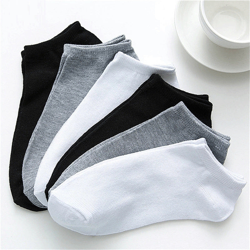 Black And White Grey Ship Socks