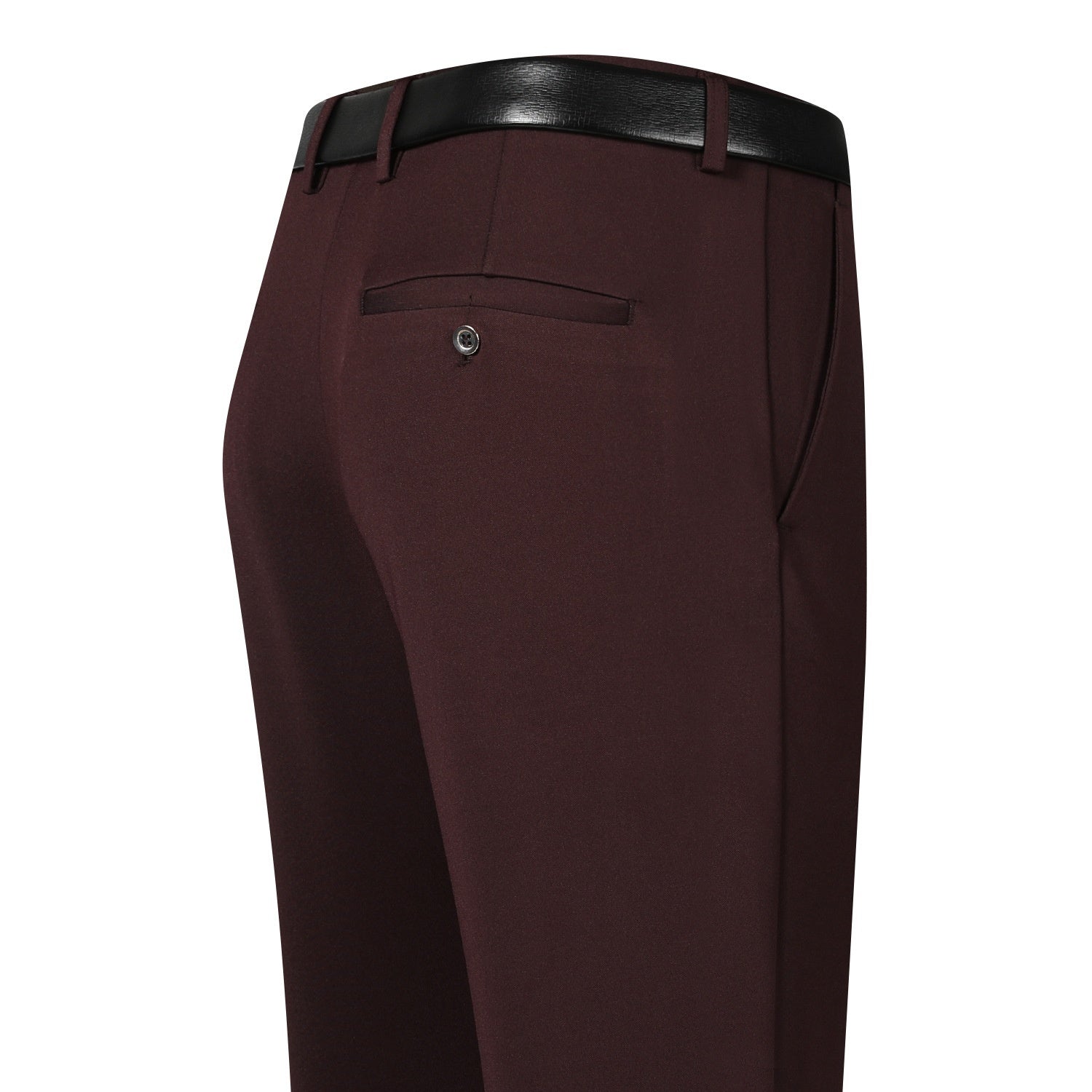 Straight Business Casual Men's Trousers Ice Silk