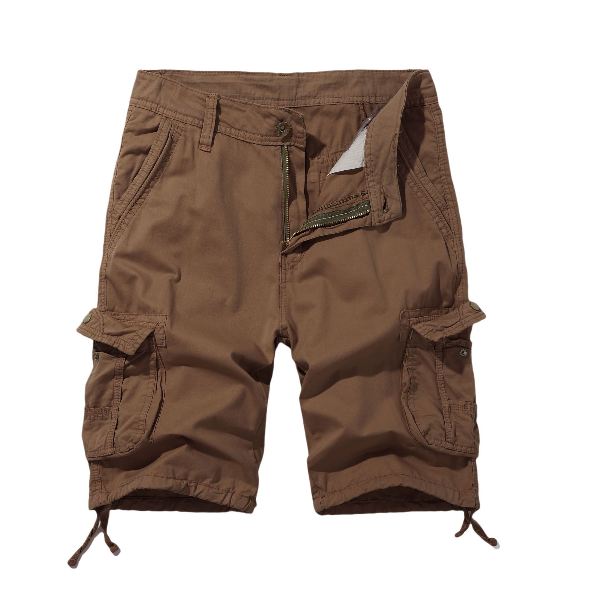 Spring Men's Cargo Shorts Multi-pocket Plus Size