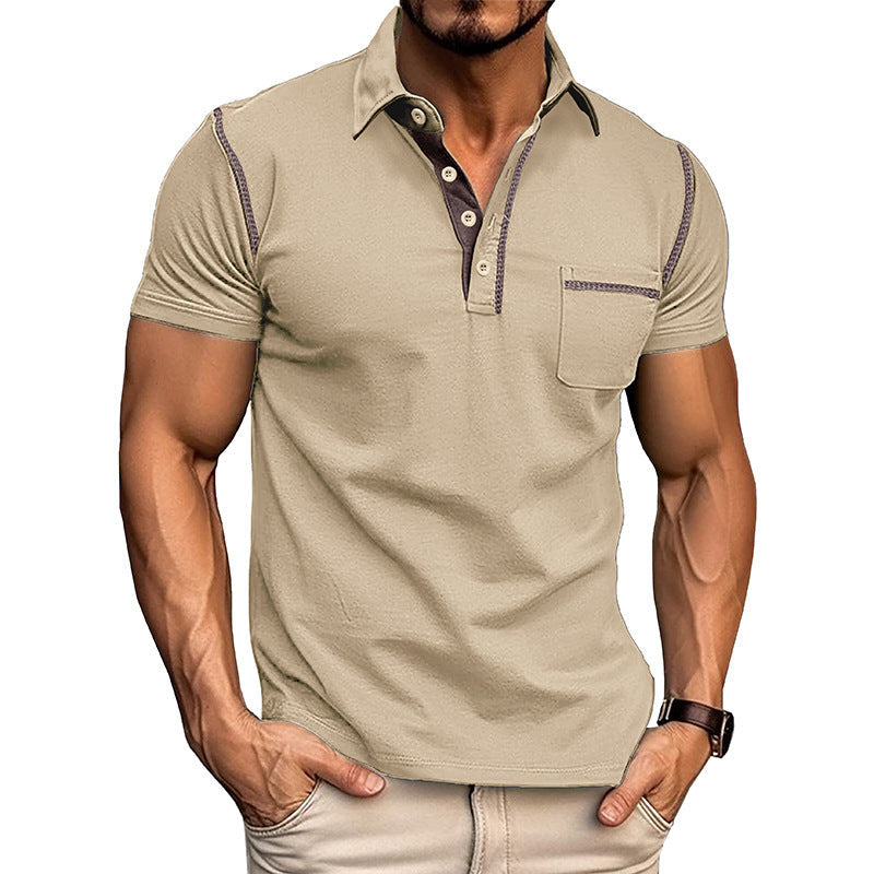 Short sleeved Polo Shirt Summer Casual Quick dry Tops
