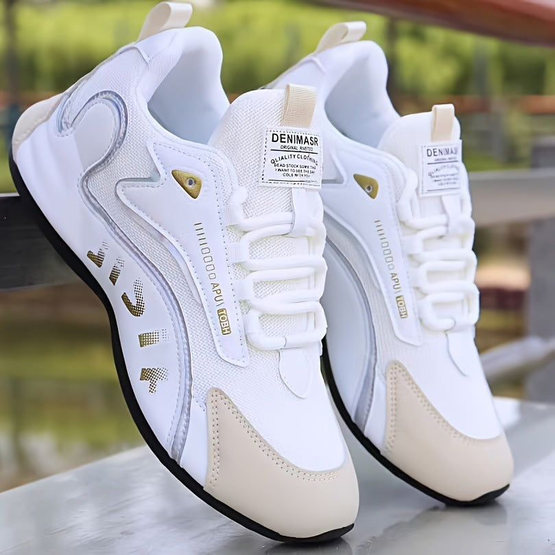 Fashion Color Block Lace up Sneakers