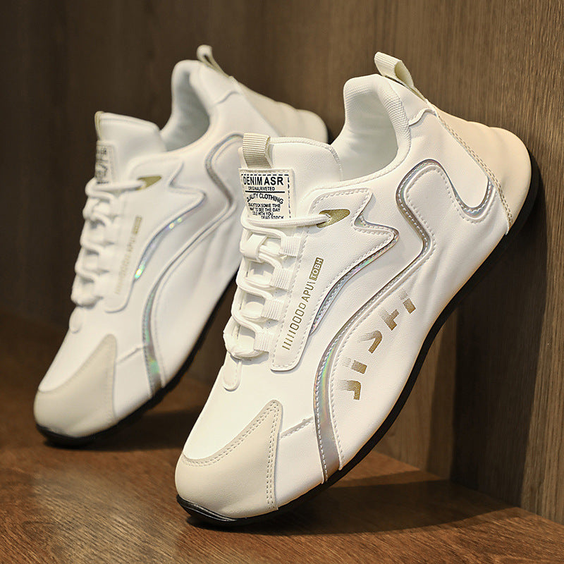 Fashion Color Block Lace up Sneakers